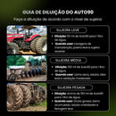 Shampoo automotivo premium para o agro Auto90 1L - Limpeza Pesada Para Máquinas Agrícolas (desicrustante + desengraxante)