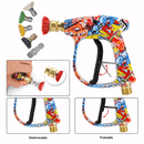 Kit Pistola de Alta Pressão Color + Snow Foam Profissional com Adaptador Lavadora
