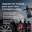 Kit Derrete Sujeira Manual (Snow foam manual + shampoo c/ cera de Carnaúba 500ml + kit auto90 1L)