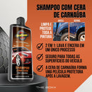 Kit Derrete Sujeira Manual (Snow foam manual + shampoo c/ cera de Carnaúba 500ml + kit auto90 1L)
