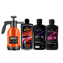 Kit Derrete Sujeira Manual (Snow foam manual + shampoo c/ cera de Carnaúba 500ml + kit auto90 1L)