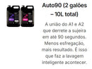 Kit Derrete Sujeira Pro Max (Pistola de Alta Pressão + Snow Foam + Lavadora de Alta Pressão K5 + adaptador +  Kit Auto90 10L + Pretinho 500ml + Shampoo c/ cera de Carnaúba 5L + Revitalizador de Plásticos)