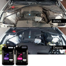 Shampoo Automotivo Kit Auto90 10L Profissional - Desincrustante, Desengraxante, Limpa, Descontamina