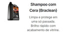 Kit Derrete Sujeira Pro Max (Pistola de Alta Pressão + Snow Foam + Lavadora de Alta Pressão K5 + adaptador +  Kit Auto90 10L + Pretinho 500ml + Shampoo c/ cera de Carnaúba 5L + Revitalizador de Plásticos)